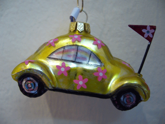 Auto "Käfer" gelb 20008L
