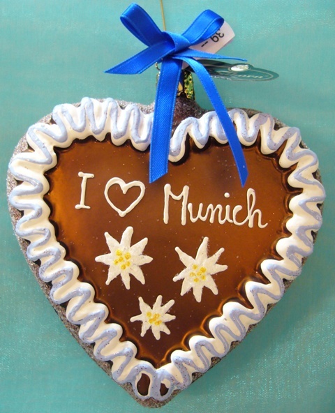 Lebkuchenherz "I love Munich" 28005CH
