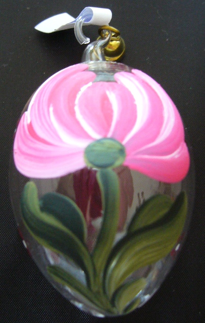 Osterei "Blume pink" 19041FS
