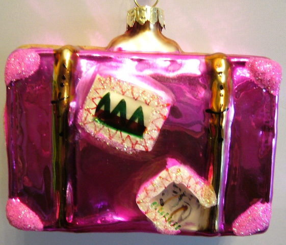 Koffer "antik", pink 37150Ho