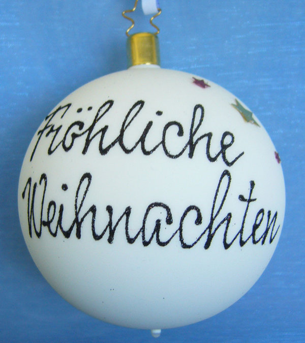 Kugel "Fröhliche Weihnachten" 37481IG