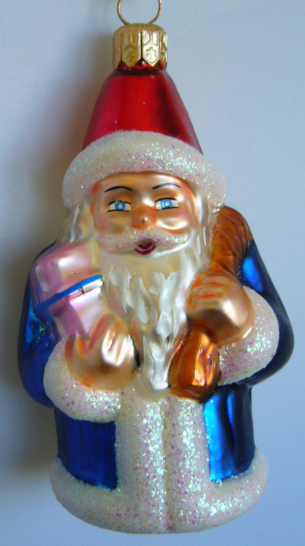Weihnachtsmann (blauer Mantel), klein 5168So