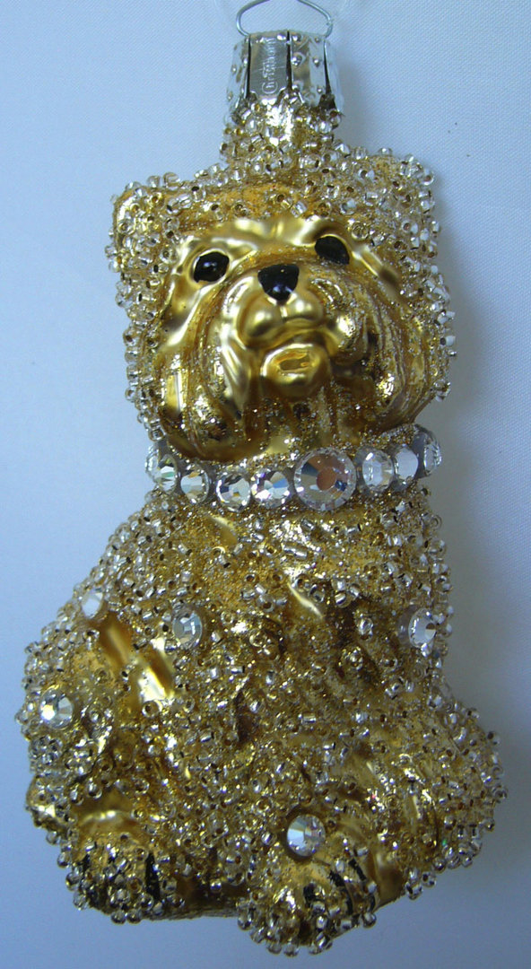 Westhighland Terrier, gold (Swarovski) 2061C