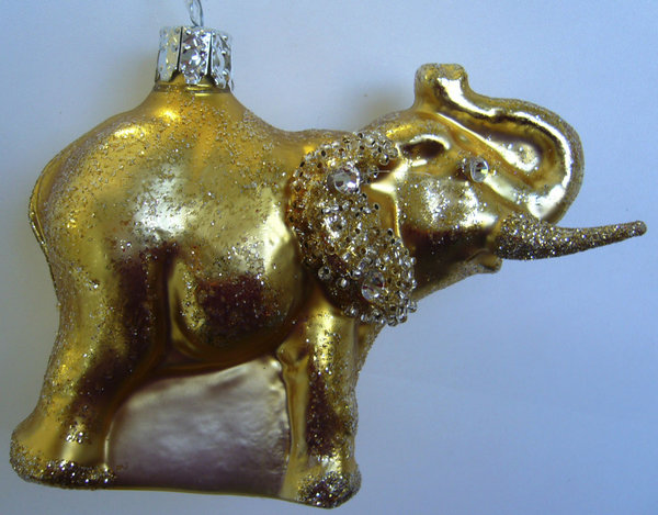 Elefant gold, klein (Swarovski) 2064C