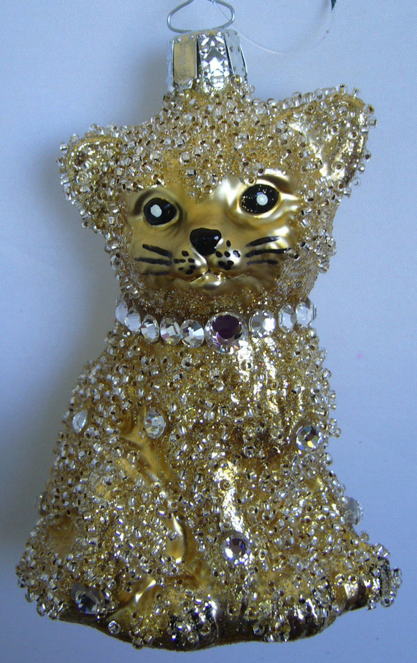 Katze gold (Swarovski) 2063C