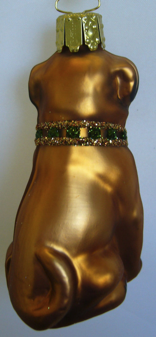 Mops braun (grünes Halsband) 11075C